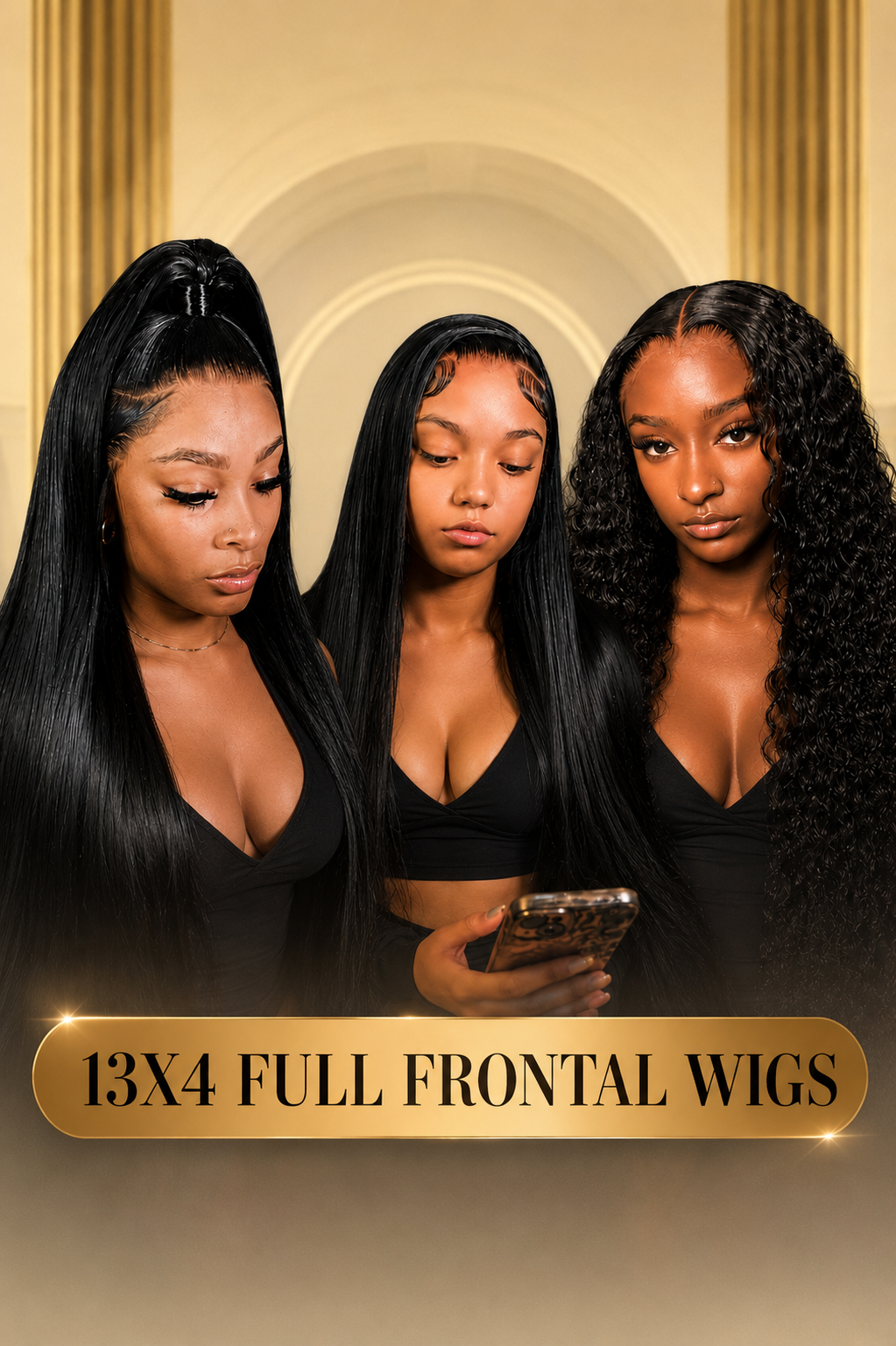 13x4 Full Frontal Wigs