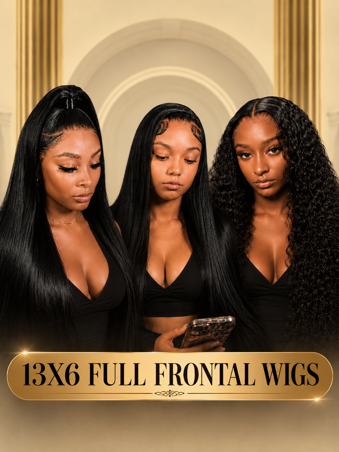 13x6 Full Frontal Wigs