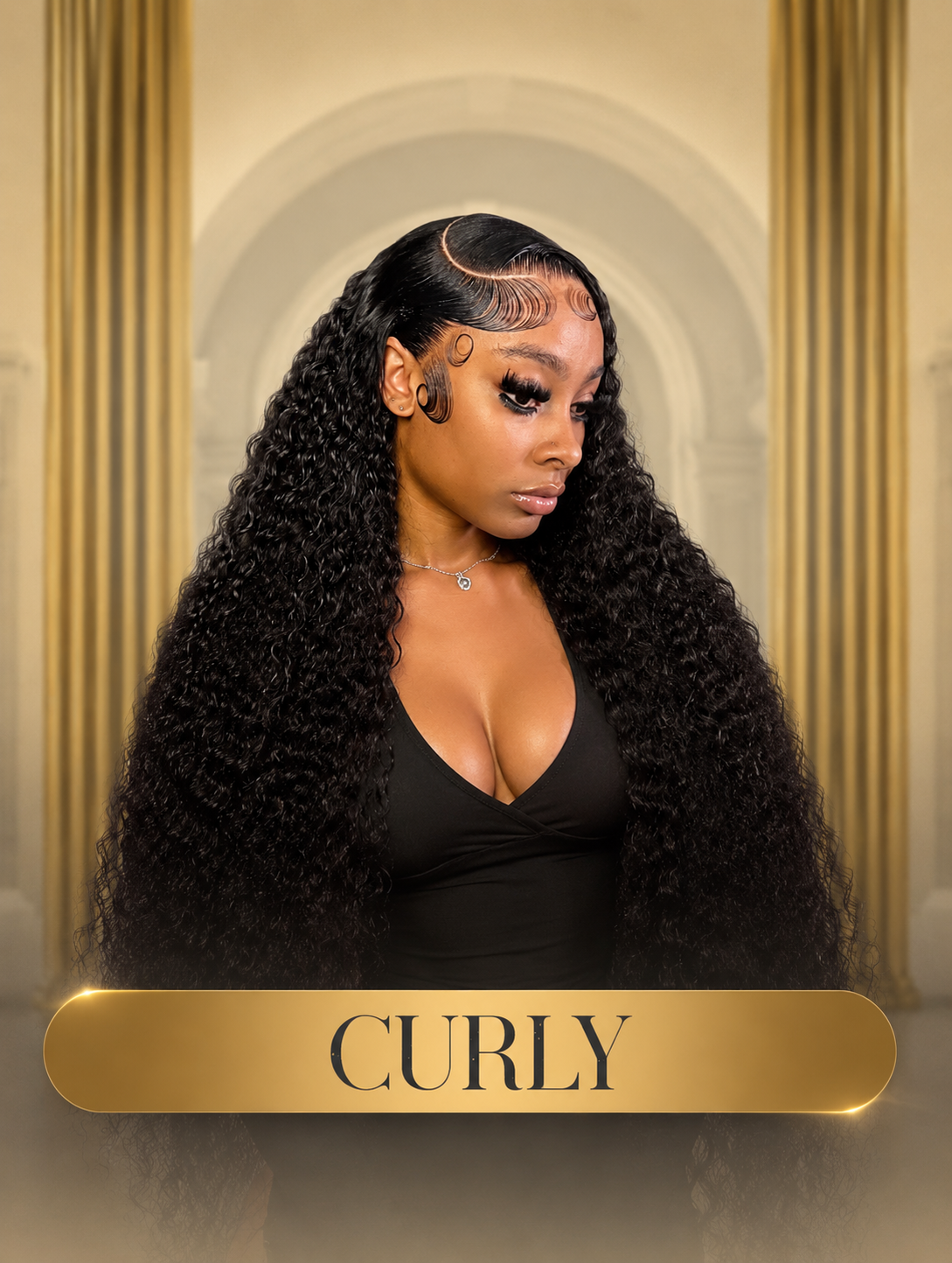 Curly 13x4 Full Frontal Wigs